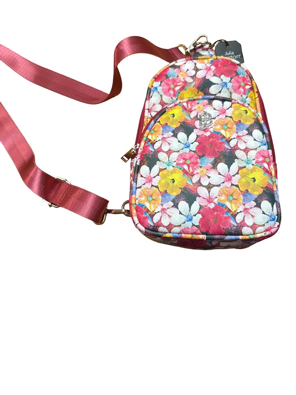 Julia Buxton Floral Printed Vegan Leather Sling Bag - Picture 5 of 5